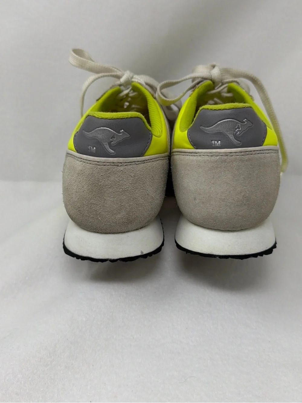 Vintage Y2K kangaROOS Neon Yellow & Gray Men’s Shoes Size 10